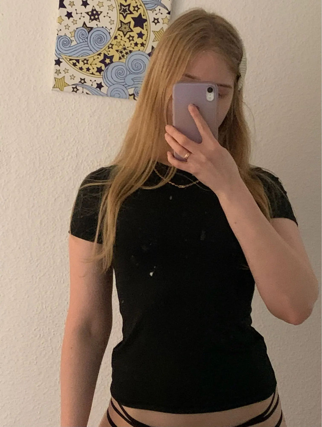  Women Short-Sleeve Skinny Knit Top
