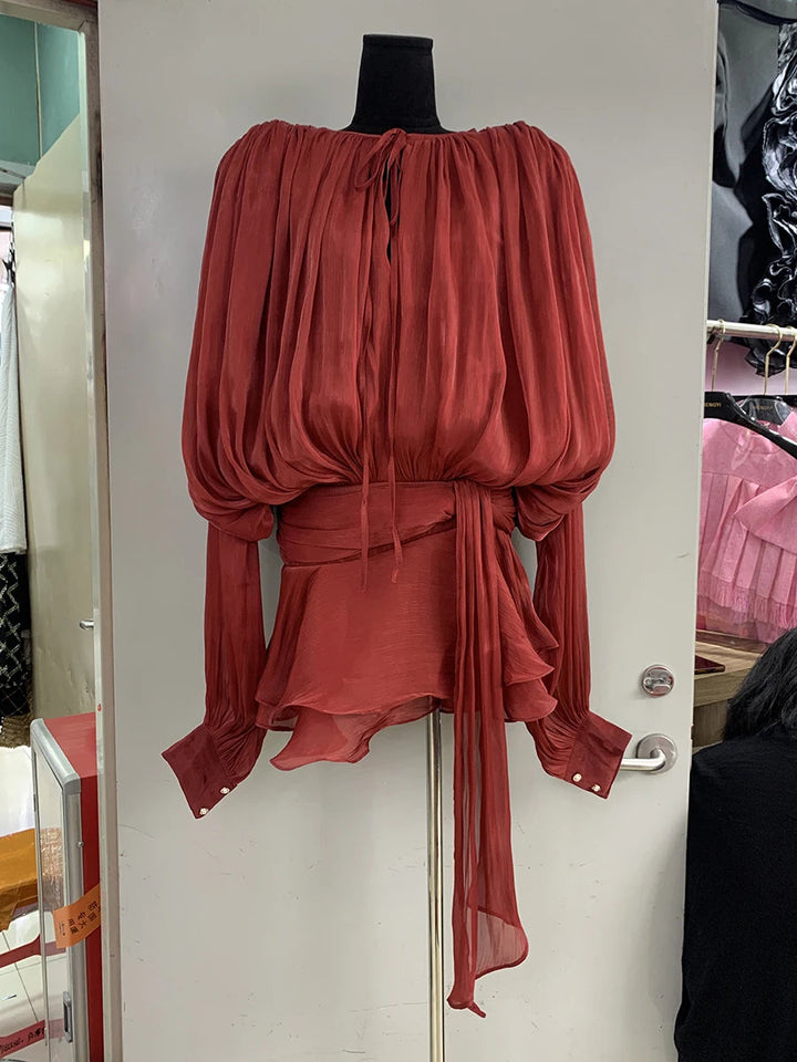 Women's Ruffle Detail Mini Dress