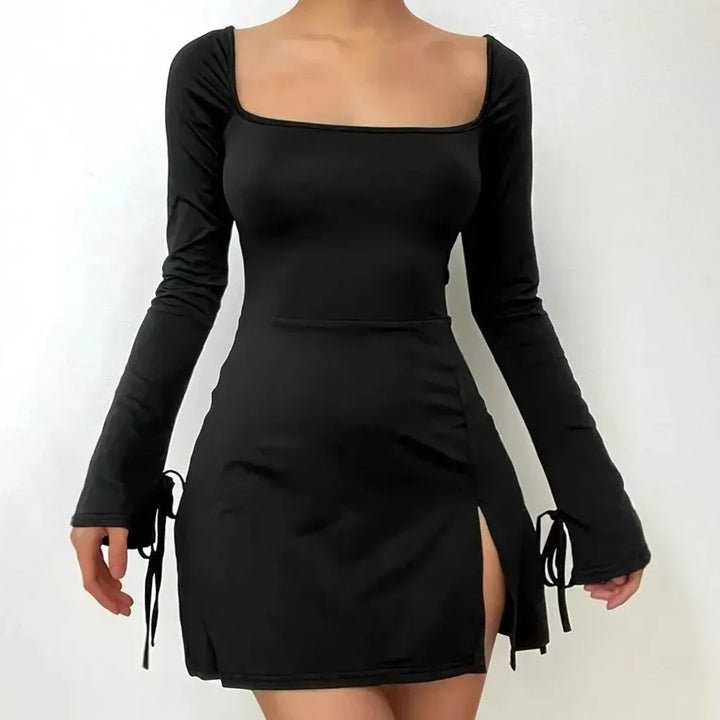 Women's Square Neck Mini Dress