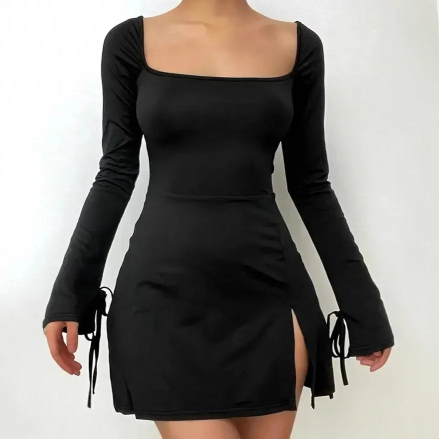 Women's Square Neck Mini Dress