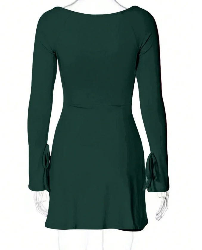 Women's Square Neck Mini Dress