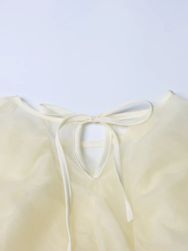 Womens Black Ruffle Chiffon Blouse