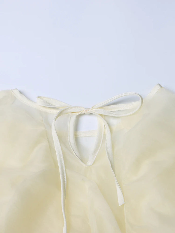 Womens Black Ruffle Chiffon Blouse