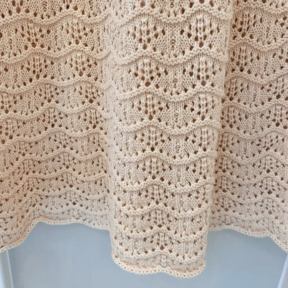 Womens Crochet Knit Belted Mini Dress