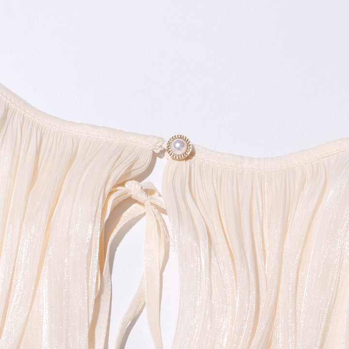 Womens Ruffle Detail Mini Dress