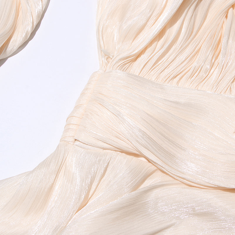 Womens Ruffle Detail Mini Dress