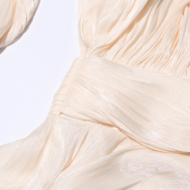 Womens Ruffle Detail Mini Dress