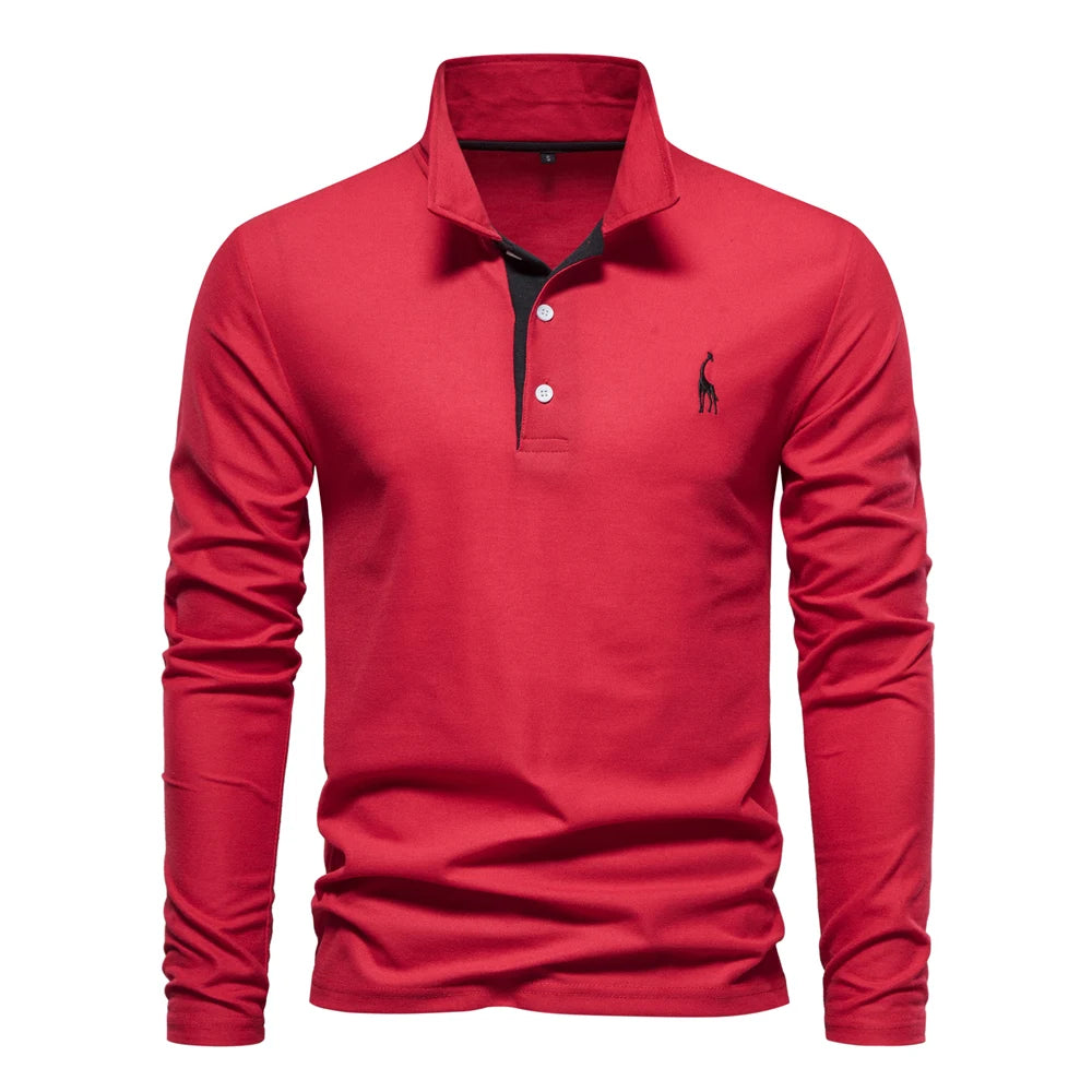 Men's Long Sleeve Polo