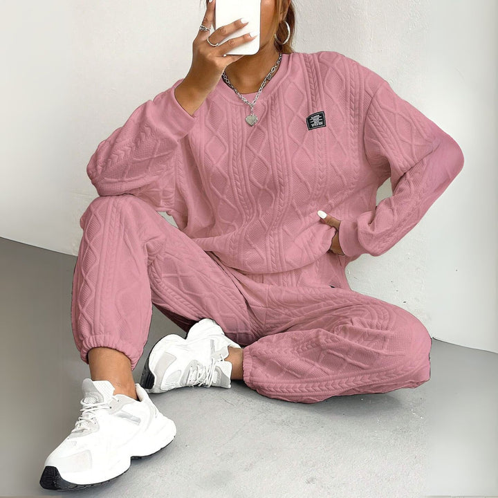 Women's Cable Knit Two-Piece Set