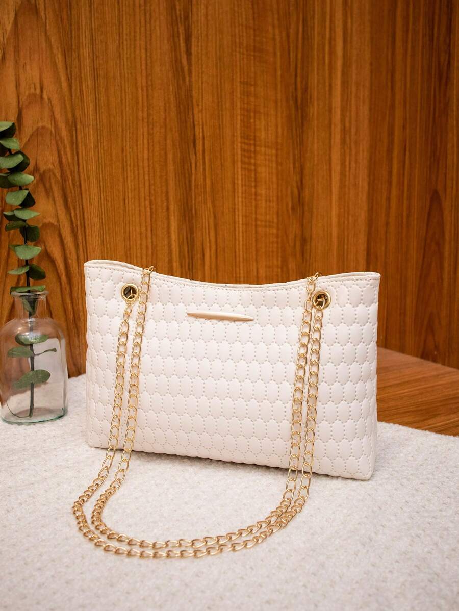 Women's Printed Chain Shoulder Bag