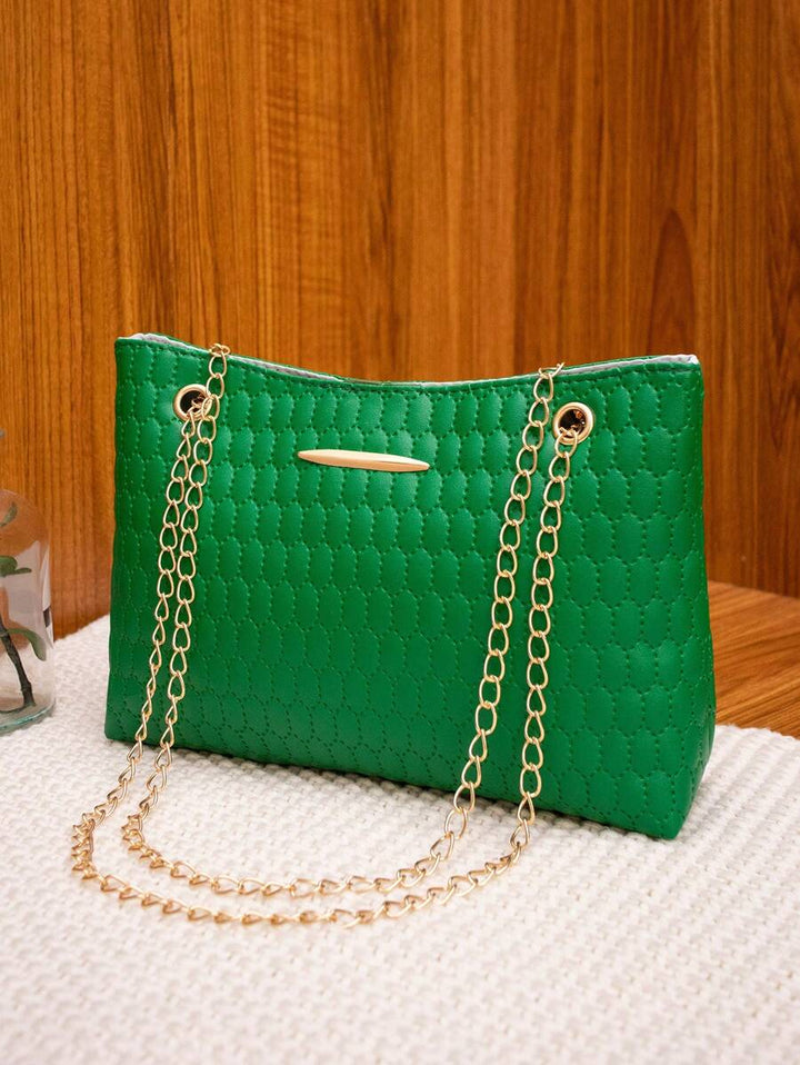 Women's Printed Chain Shoulder Bag