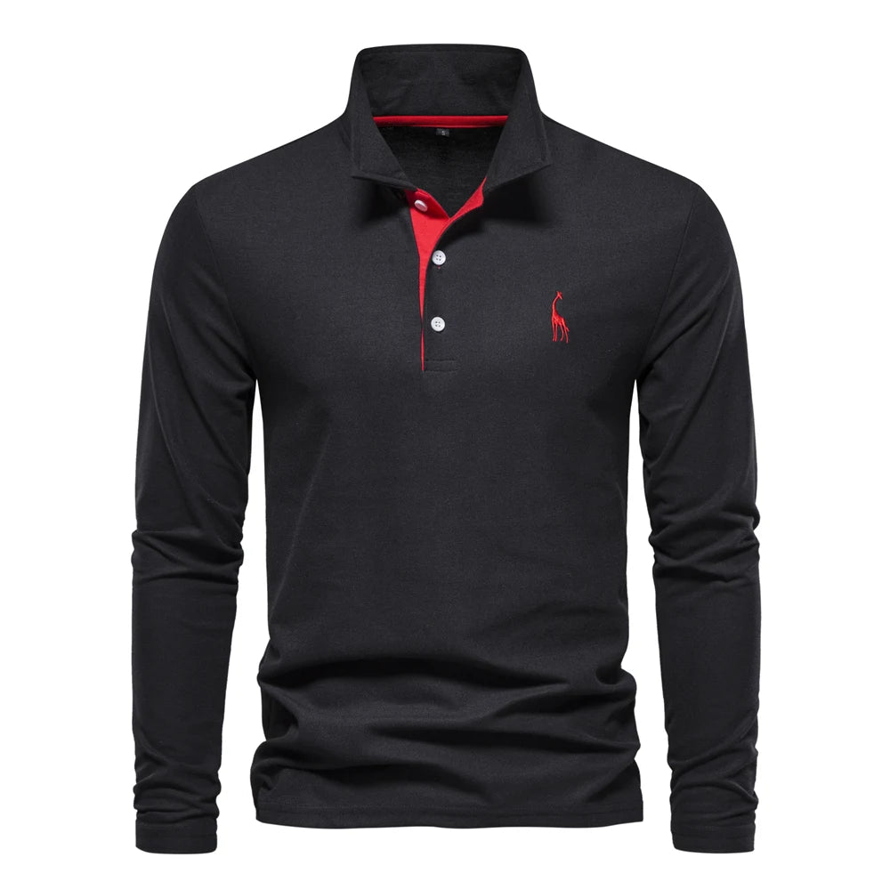 Men's Long Sleeve Polo