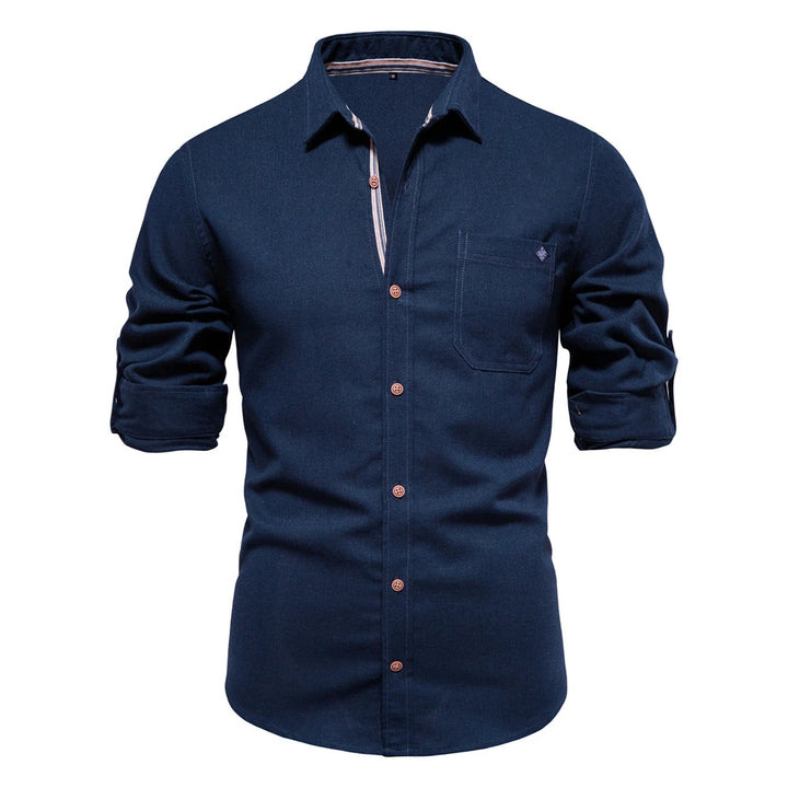 Men's Cotton Twill Single Pocket Shirt