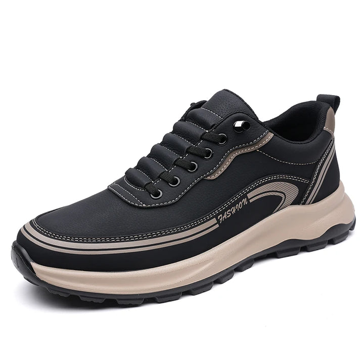 Men's Thick Soled Leather Shoes