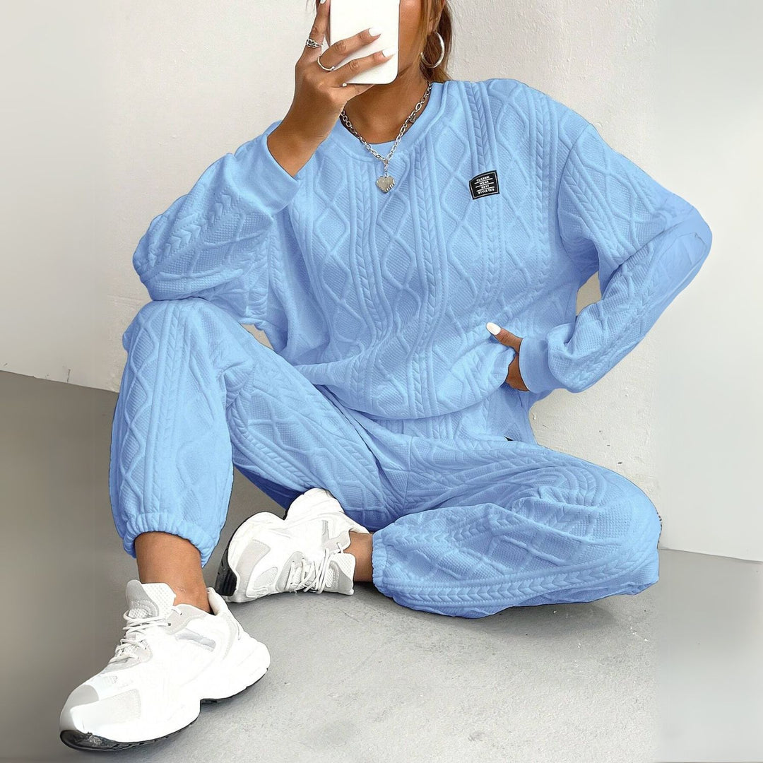 Women's Cable Knit Two-Piece Set