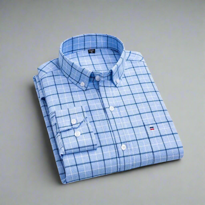  Men's Check Cotton Shirt