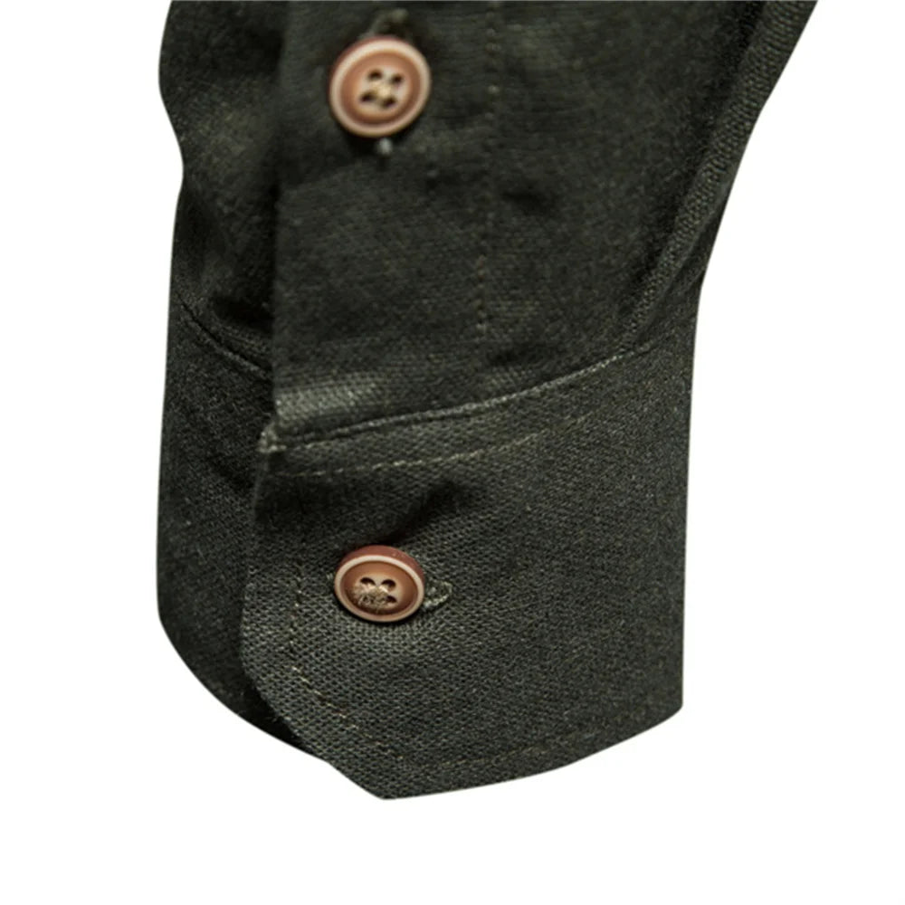 Men's Cotton Twill Single Pocket Shirt