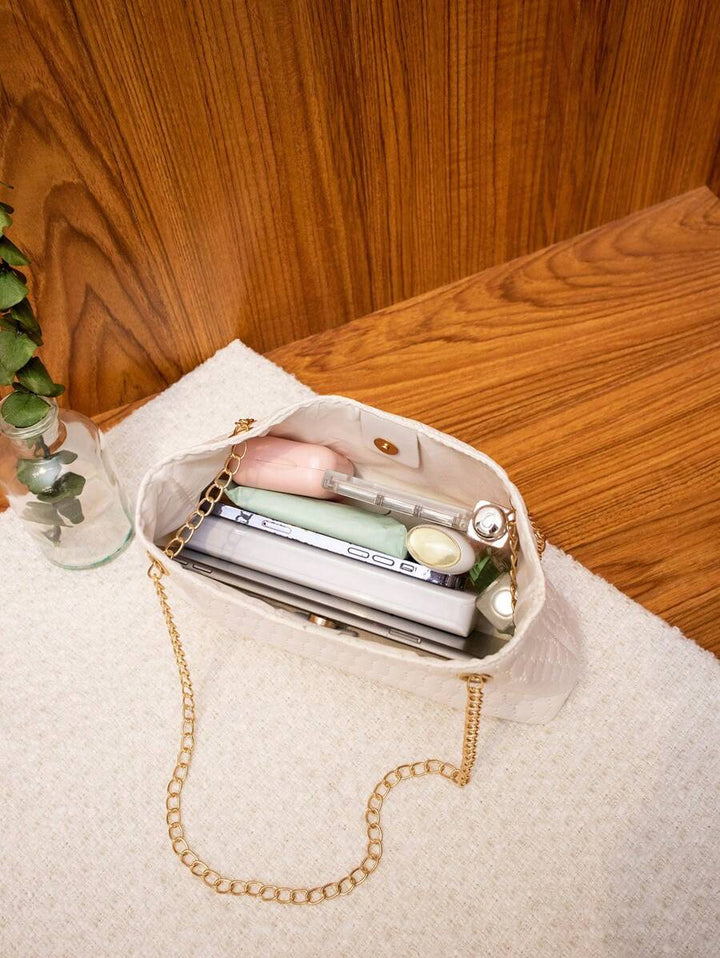 Women's Printed Chain Shoulder Bag