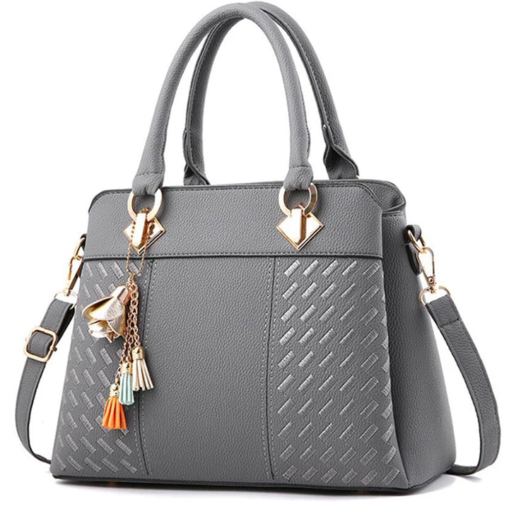 Women's Embossed Detail Satchel Handbag