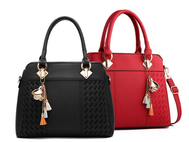 Women's Embossed Detail Satchel Handbag