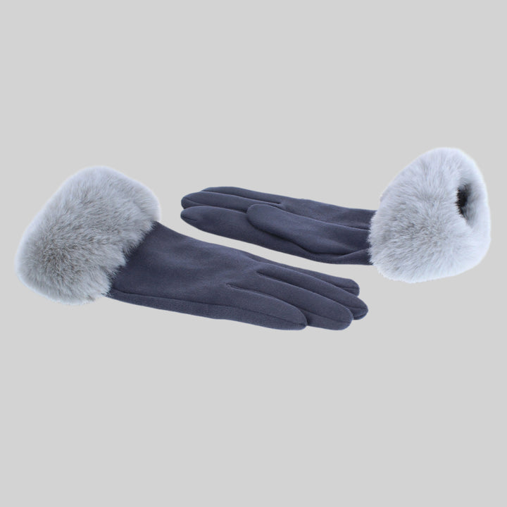 g7*NuMode | Gloves with Faux Fur Edge