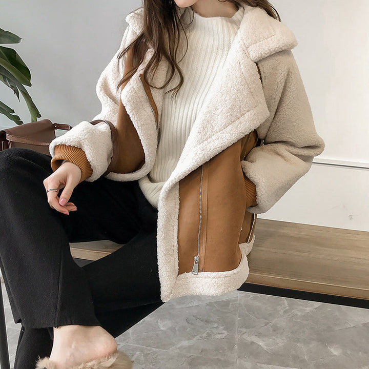 z10*NuMode | Comfortable Suede Winter Coat