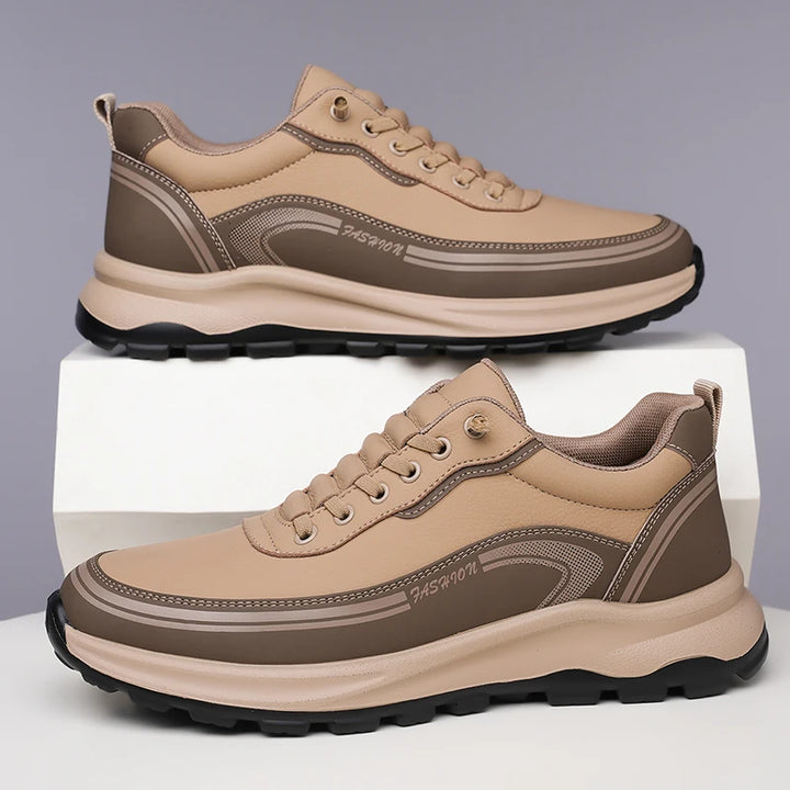 Men's Thick Soled Leather Shoes