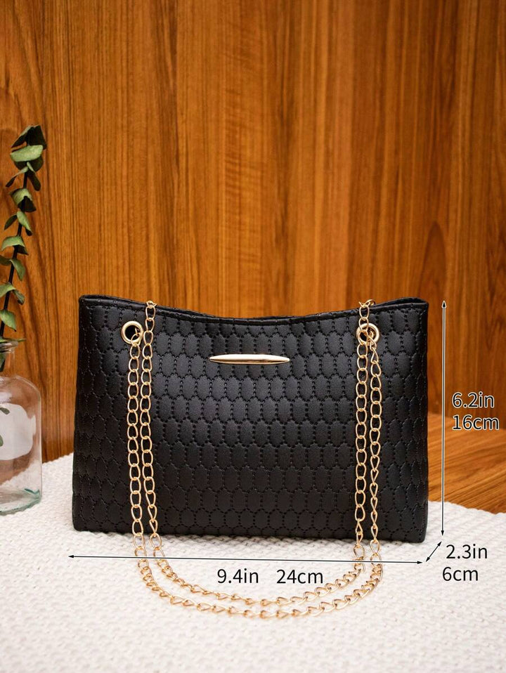 Women's Printed Chain Shoulder Bag