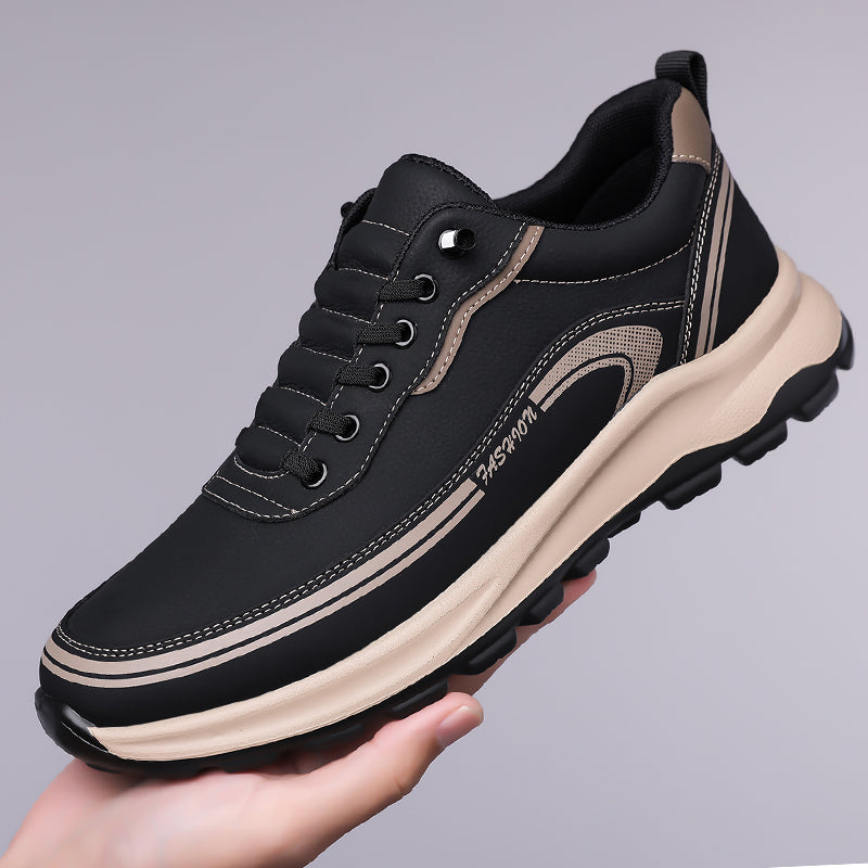 Men's Thick Soled Leather Shoes