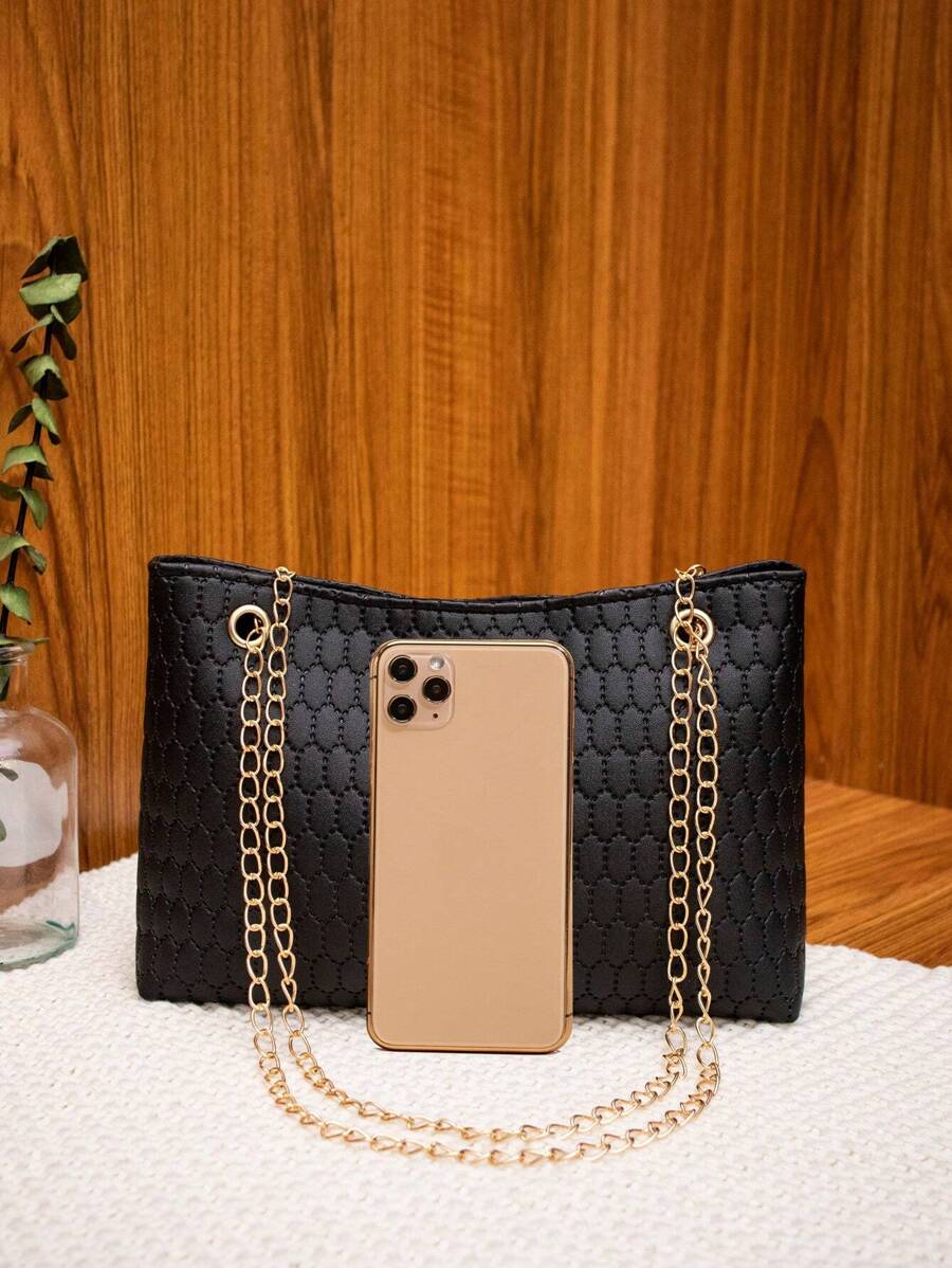 Women's Printed Chain Shoulder Bag