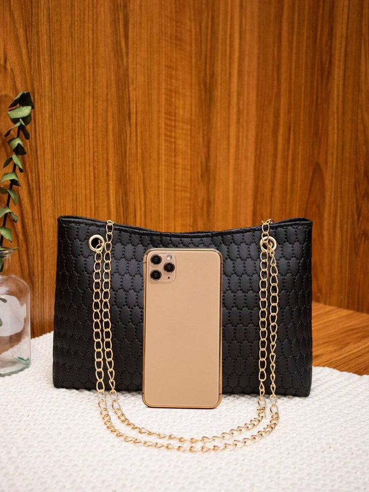 Women's Printed Chain Shoulder Bag
