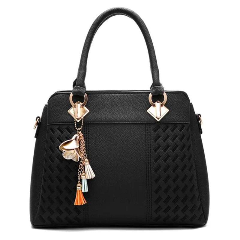 Women's Embossed Detail Satchel Handbag