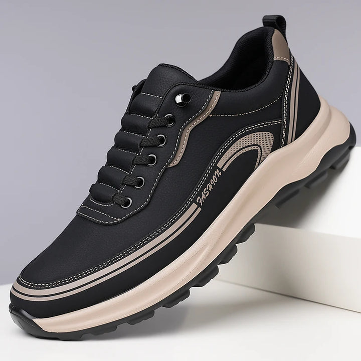 Men's Thick Soled Leather Shoes