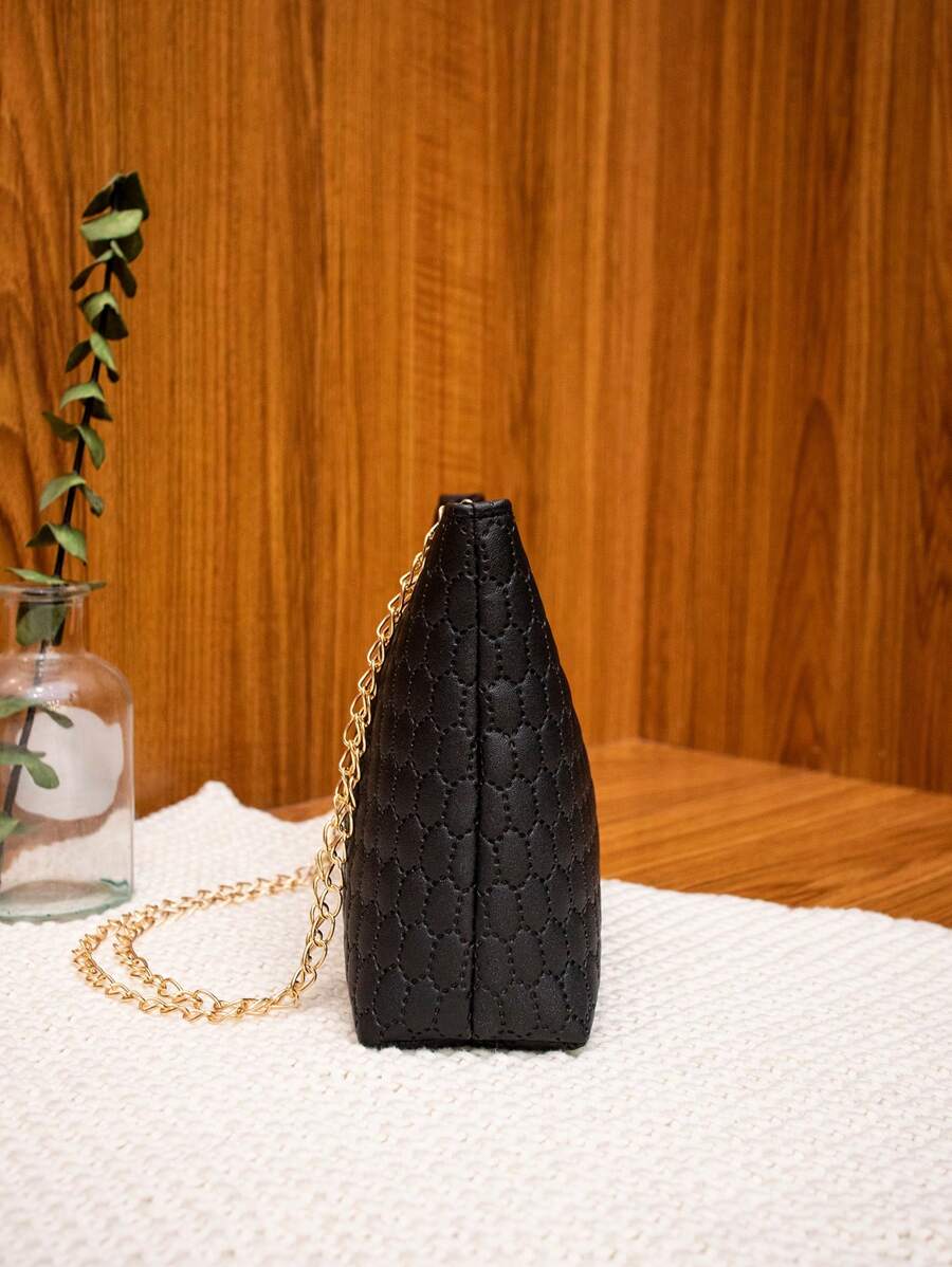 Women's Printed Chain Shoulder Bag
