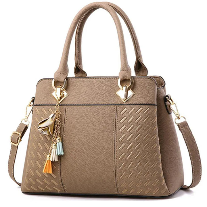 Women's Embossed Detail Satchel Handbag