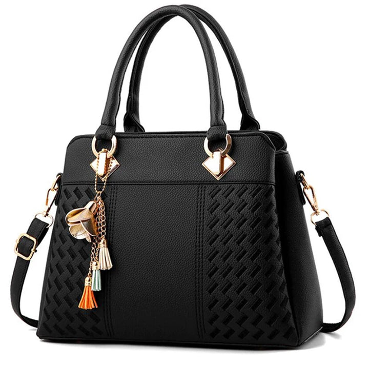 Women's Embossed Detail Satchel Handbag