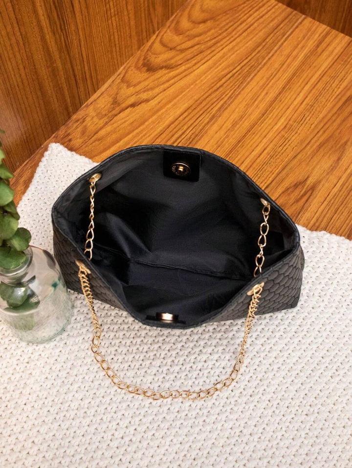 Women's Printed Chain Shoulder Bag