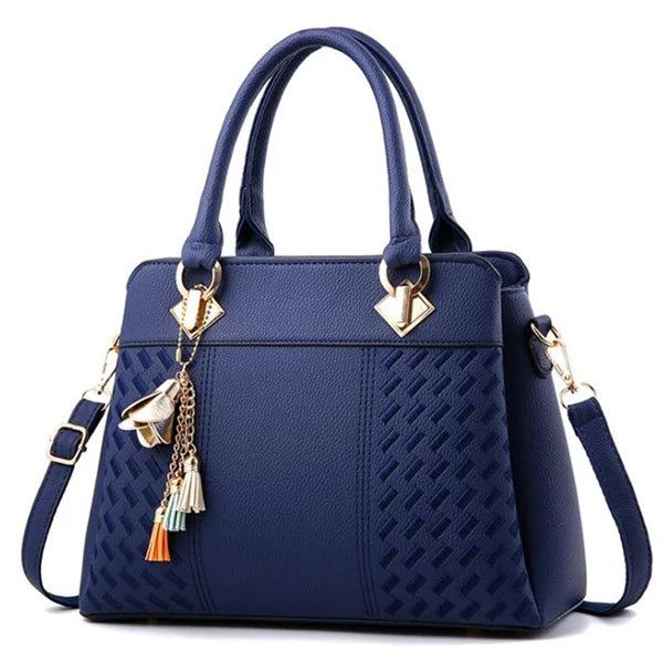 Women's Embossed Detail Satchel Handbag